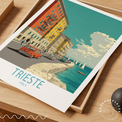 Trieste travel poster – view 7