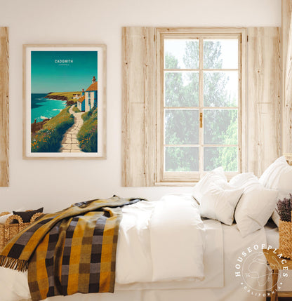 Cadgwith travel poster – view 7