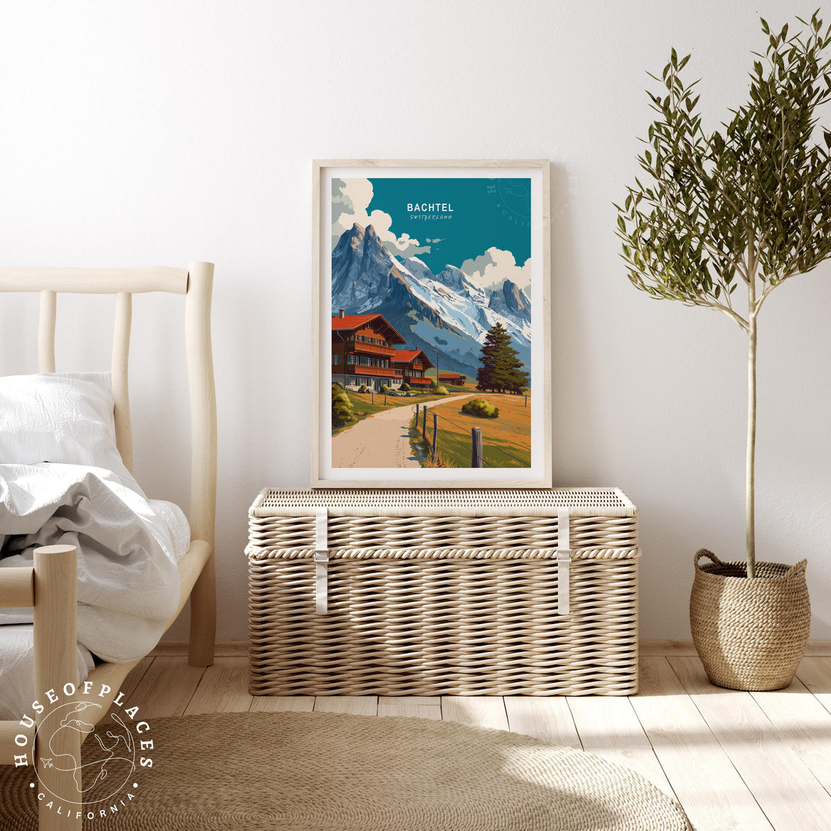 Bachtel travel poster – view 3