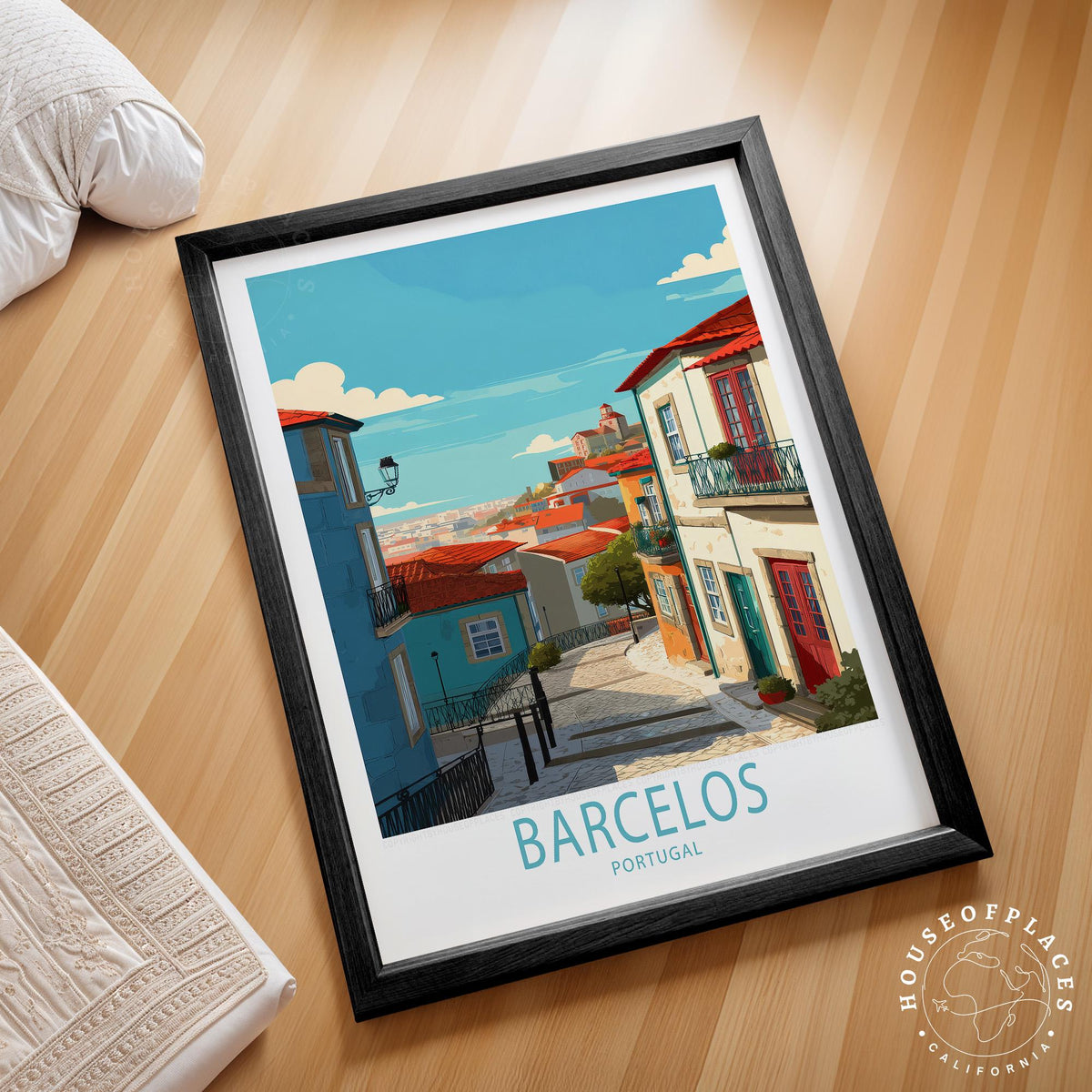 Barcelos travel poster – view 2