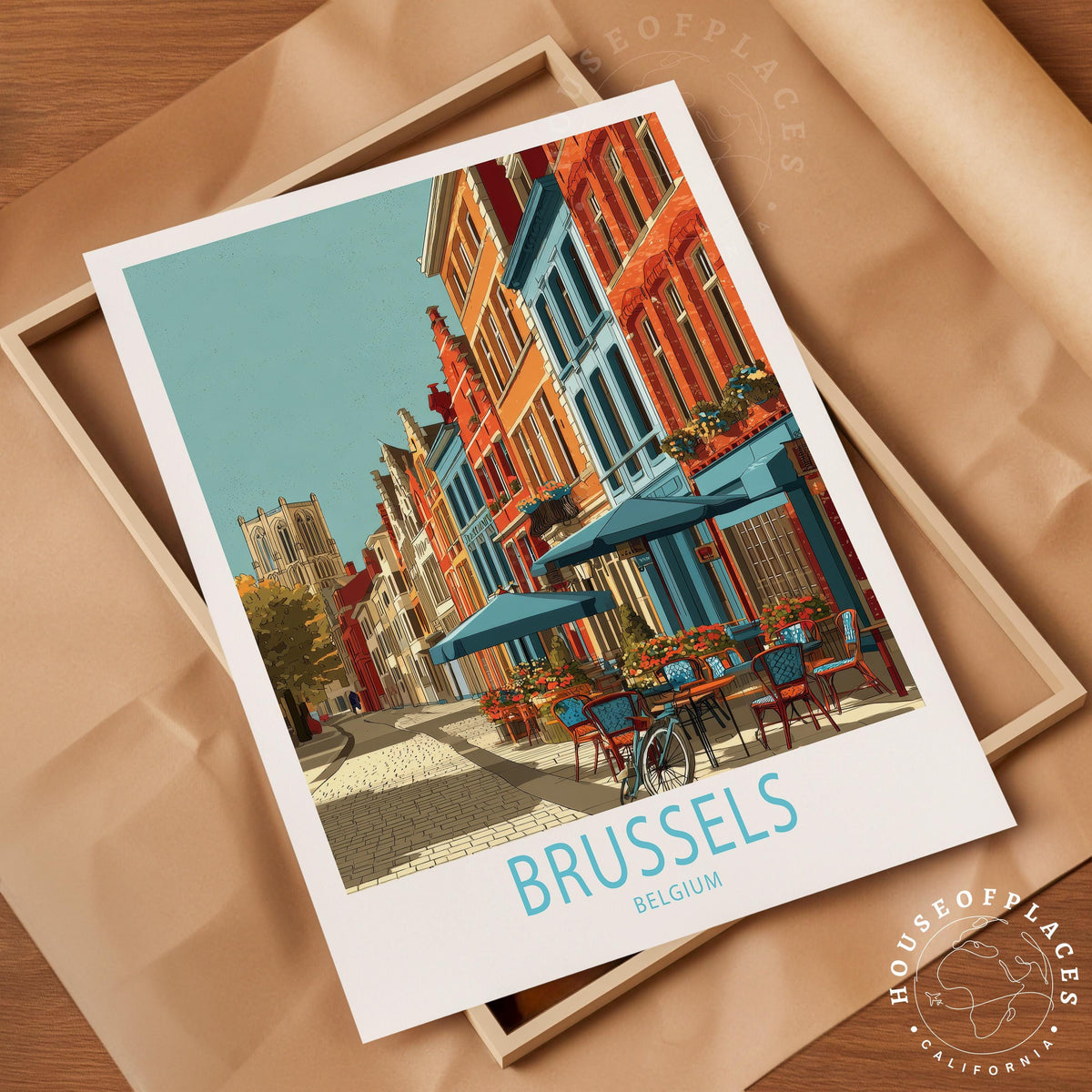 Brussels travel poster – view 4