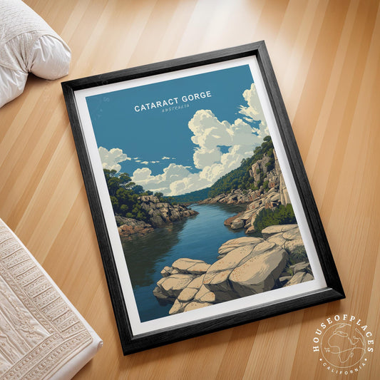 Cataract Gorge travel poster – view 2