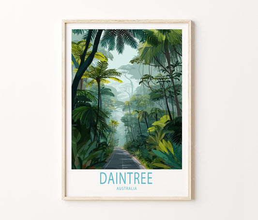 Daintree Travel Poster – Australia Wall Art Print