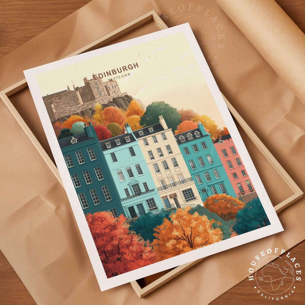 Edinburgh travel poster – view 4