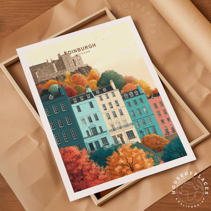 Edinburgh travel poster – view 4