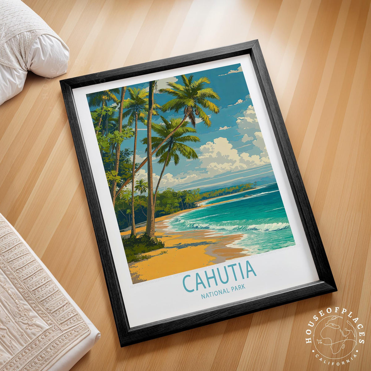 Cahutia National Park travel poster – view 2