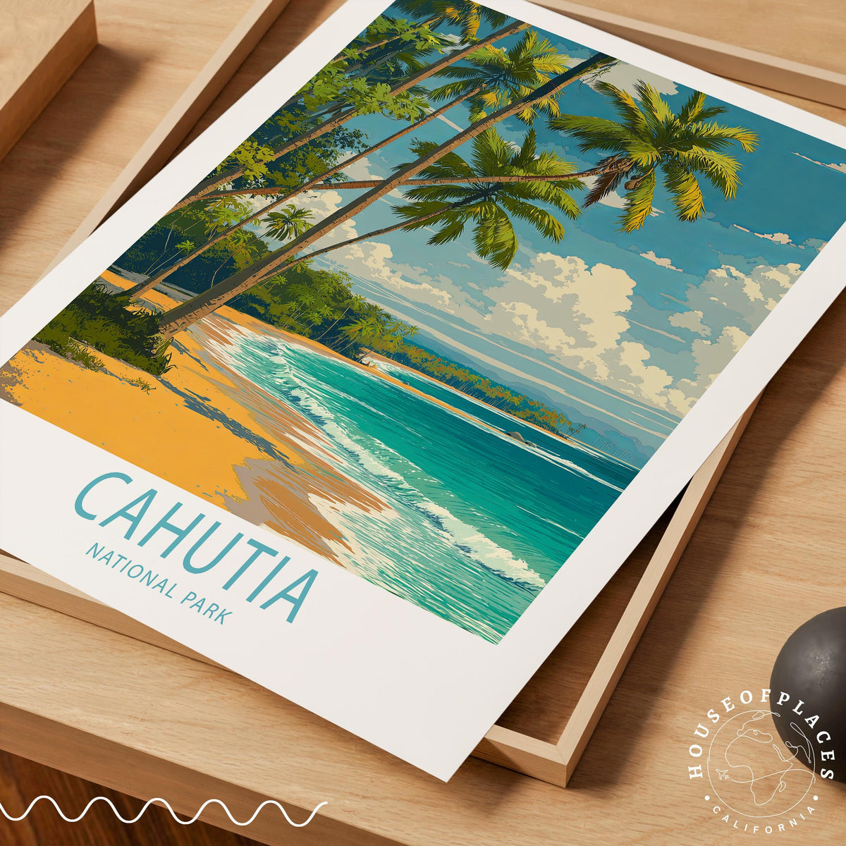 Cahutia National Park travel poster – view 4