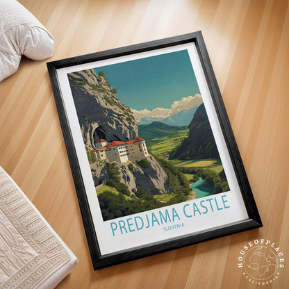 Predjama Castle travel poster – view 2