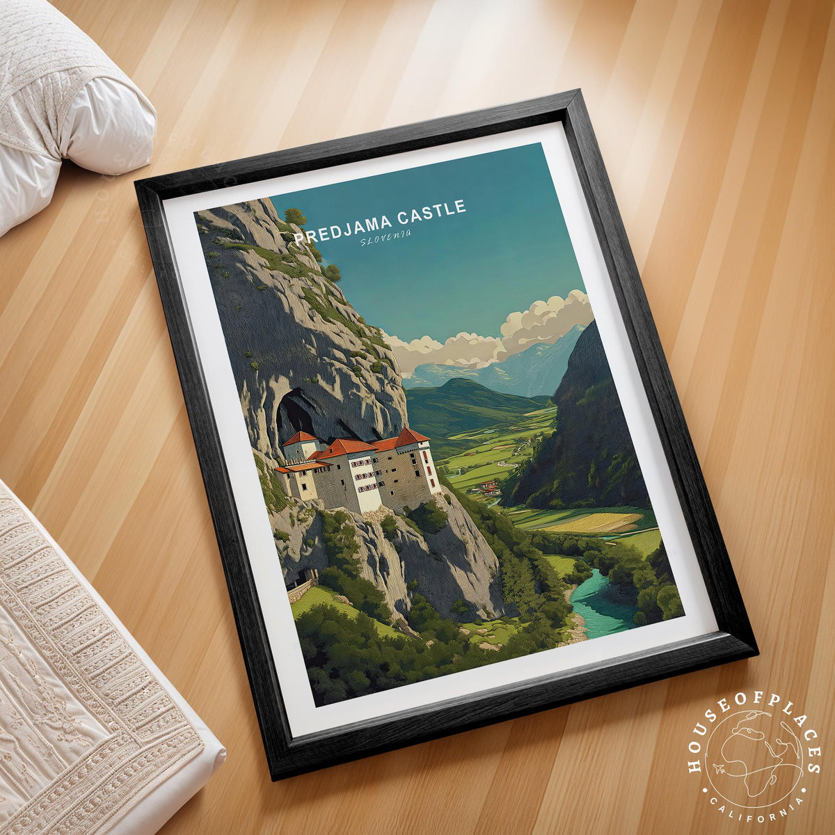 Predjama Castle travel poster – view 2
