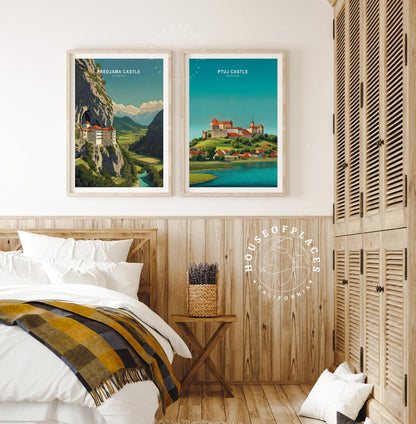 Predjama Castle travel poster – view 6