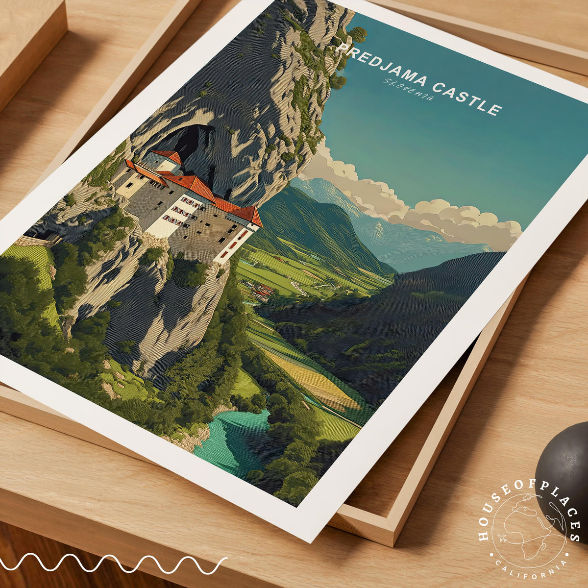 Predjama Castle travel poster – view 4