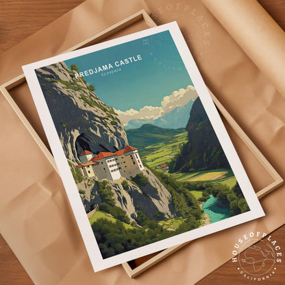 Predjama Castle travel poster – view 10