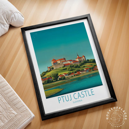Ptuj Castle travel poster – view 2