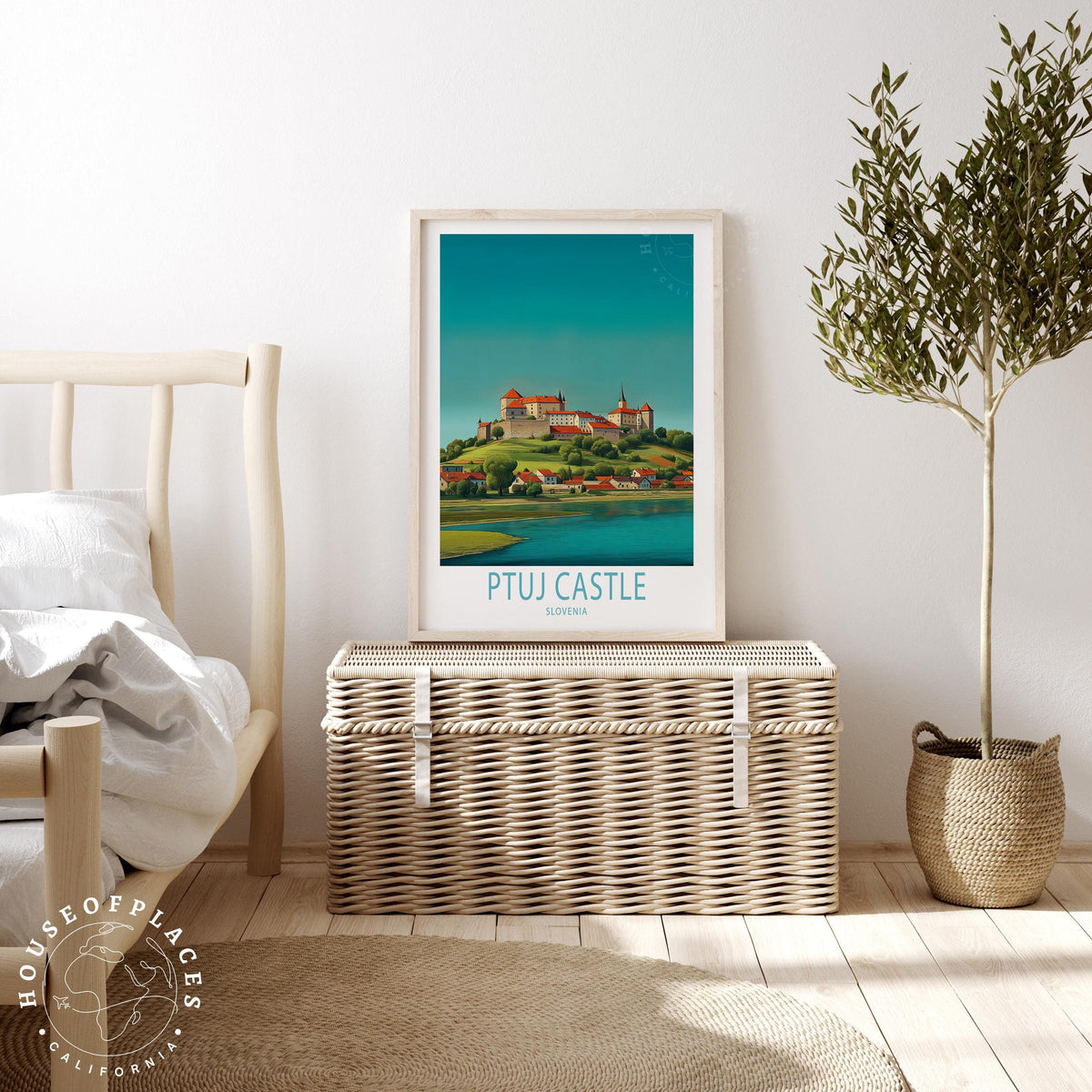 Ptuj Castle travel poster – view 3