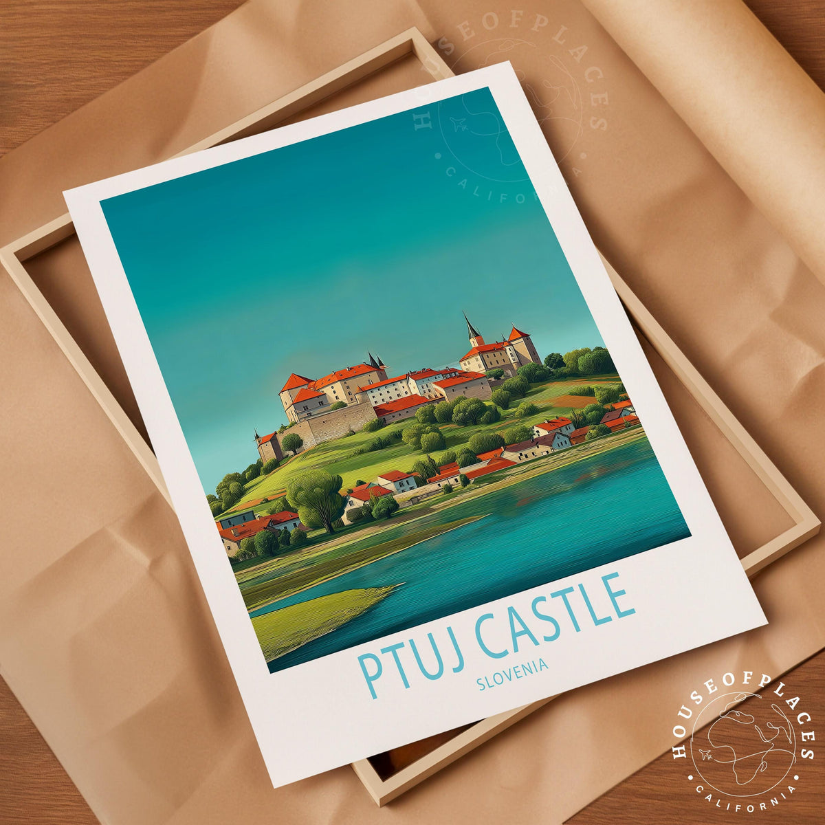 Ptuj Castle travel poster – view 10