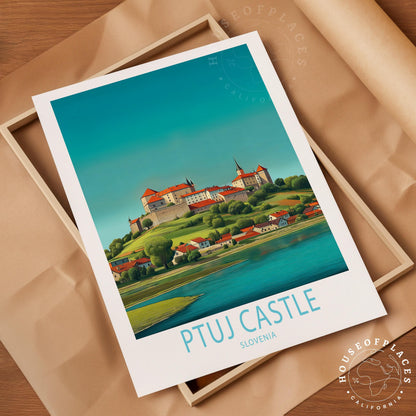 Ptuj Castle travel poster – view 10