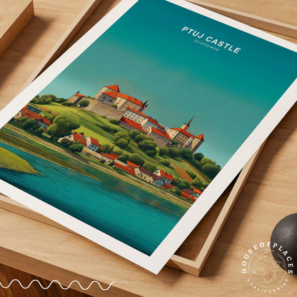Ptuj Castle travel poster – view 4