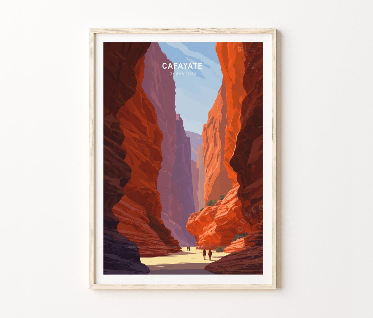 Cafayate Travel Poster – Argentina Wall Art Print