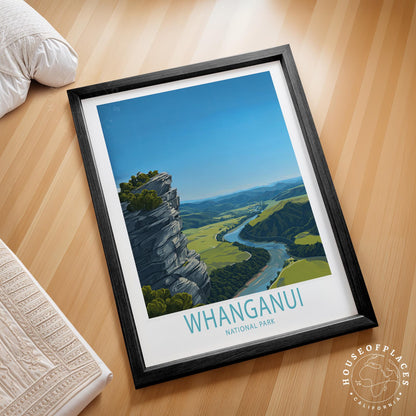 Whanganui National Park travel poster – view 2