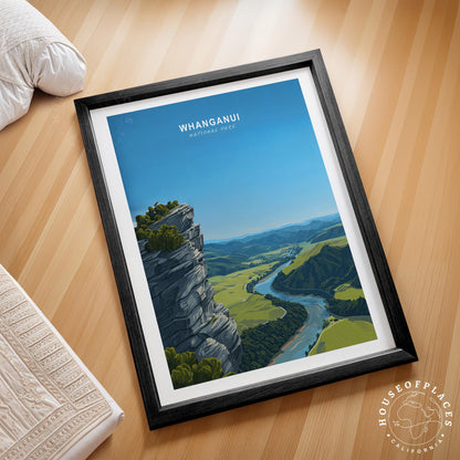Whanganui National Park travel poster – view 2