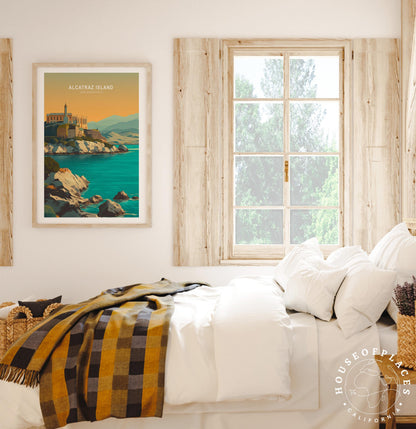 Alcatraz Island San Francisco travel poster – view 7