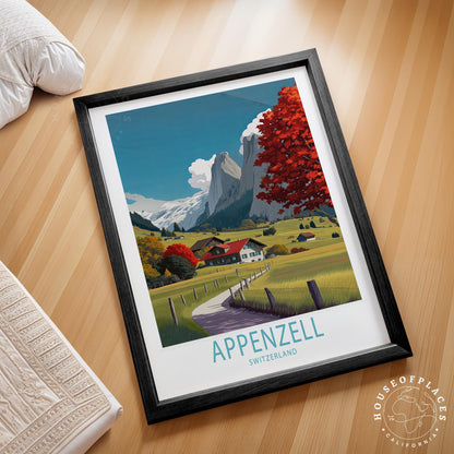 Appenzell travel poster – view 2