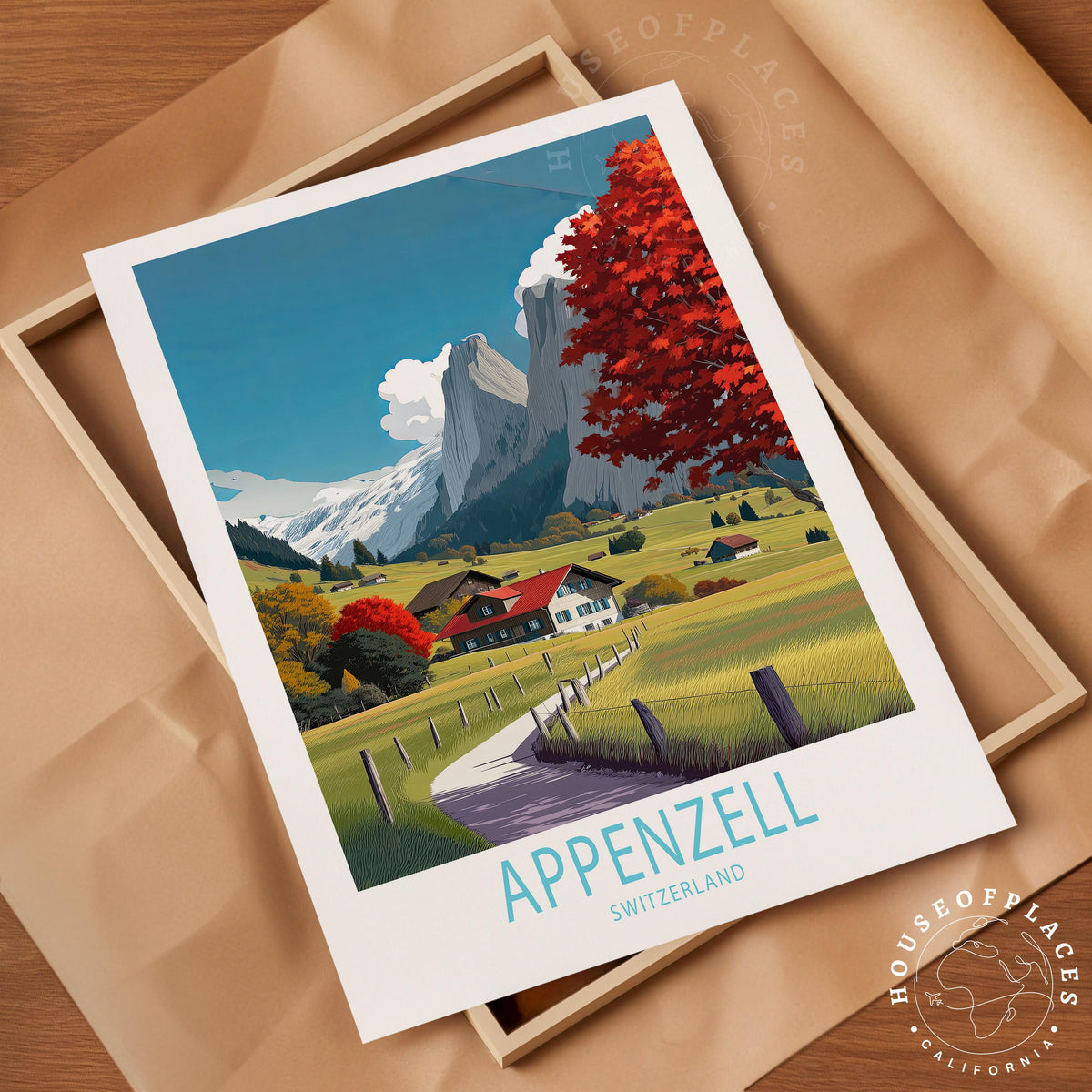 Appenzell travel poster – view 10