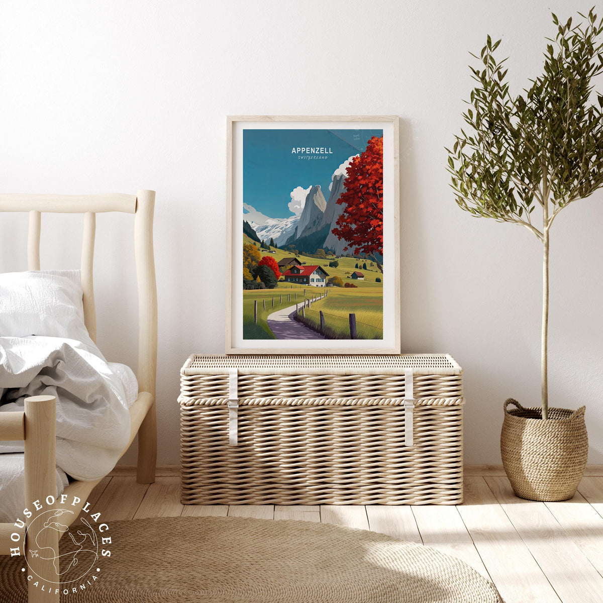 Appenzell travel poster – view 3