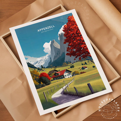 Appenzell travel poster – view 10