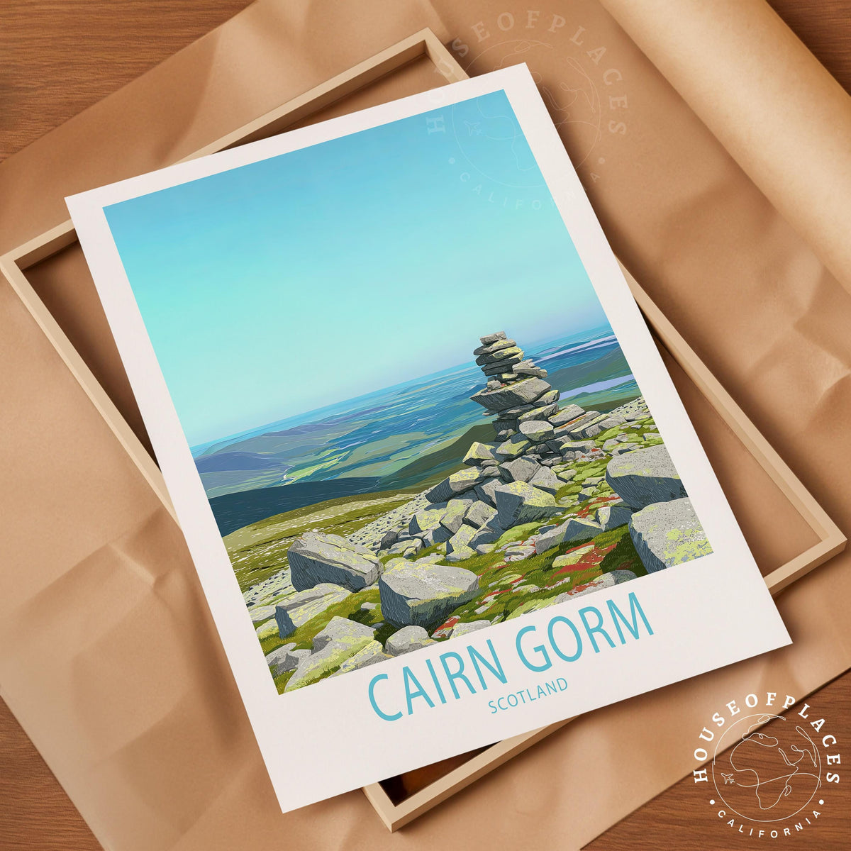 Cairn Gorm travel poster – view 10