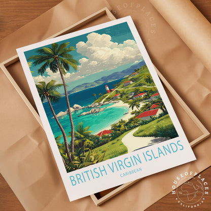 British Virgin Islands travel poster – view 4