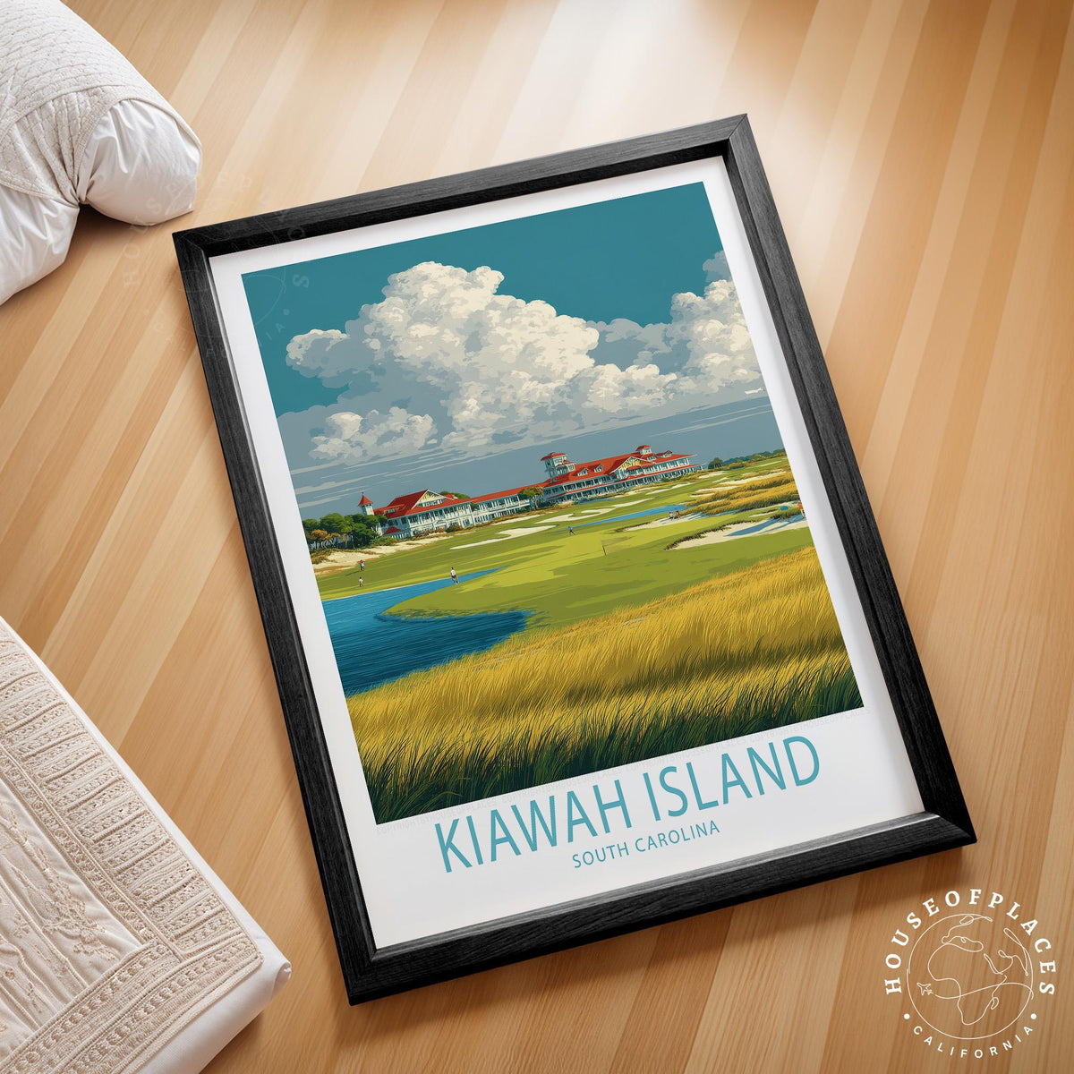 Kiawah Island travel poster – view 2