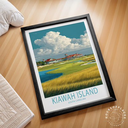 Kiawah Island travel poster – view 2