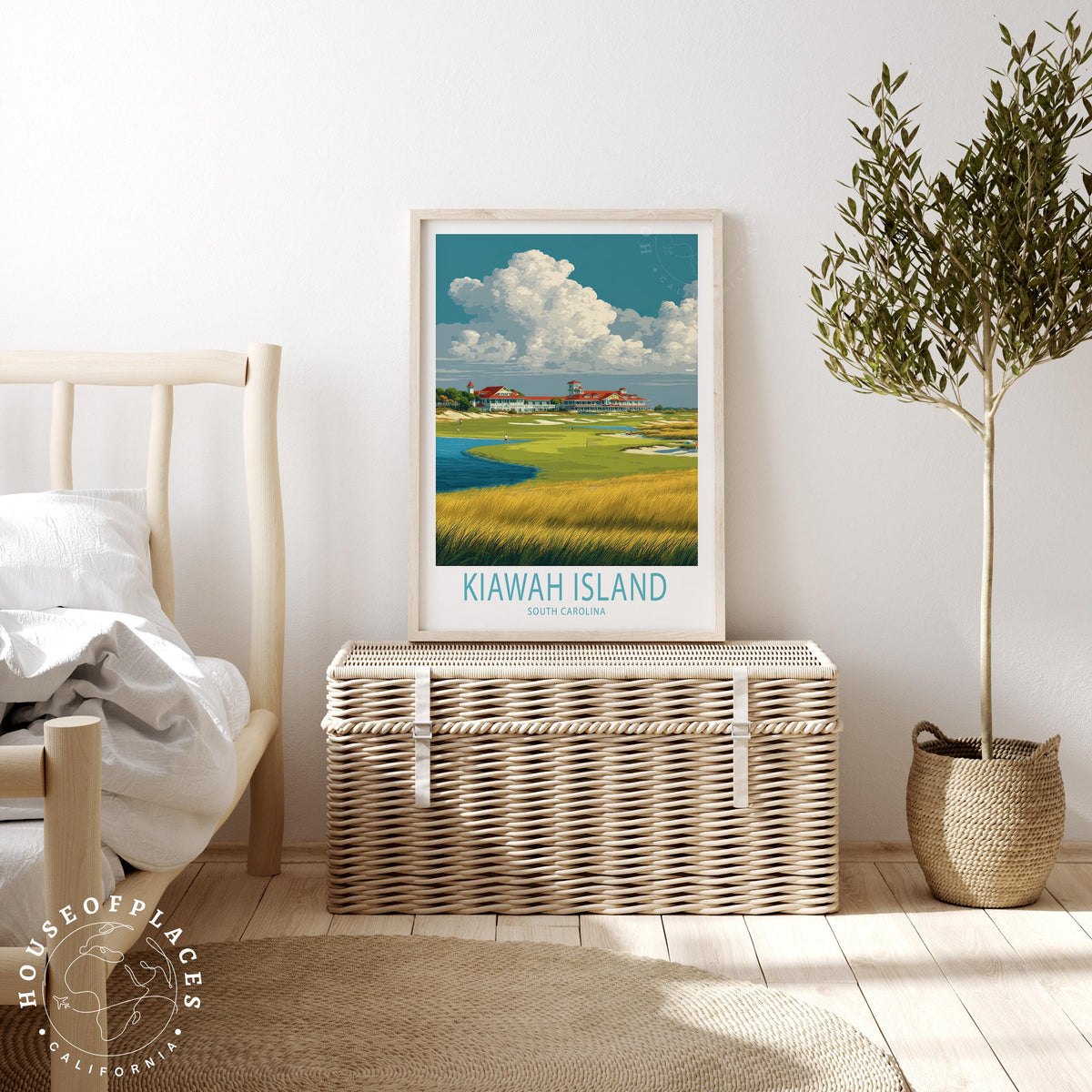 Kiawah Island travel poster – view 3