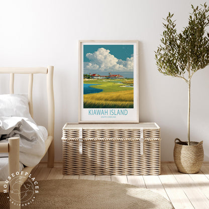 Kiawah Island travel poster – view 3