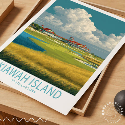 Kiawah Island travel poster – view 7