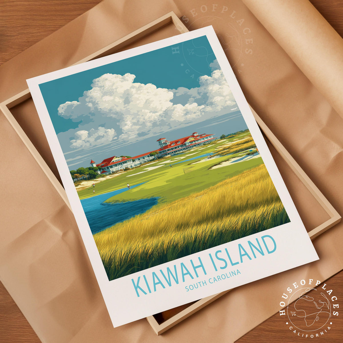 Kiawah Island travel poster – view 4