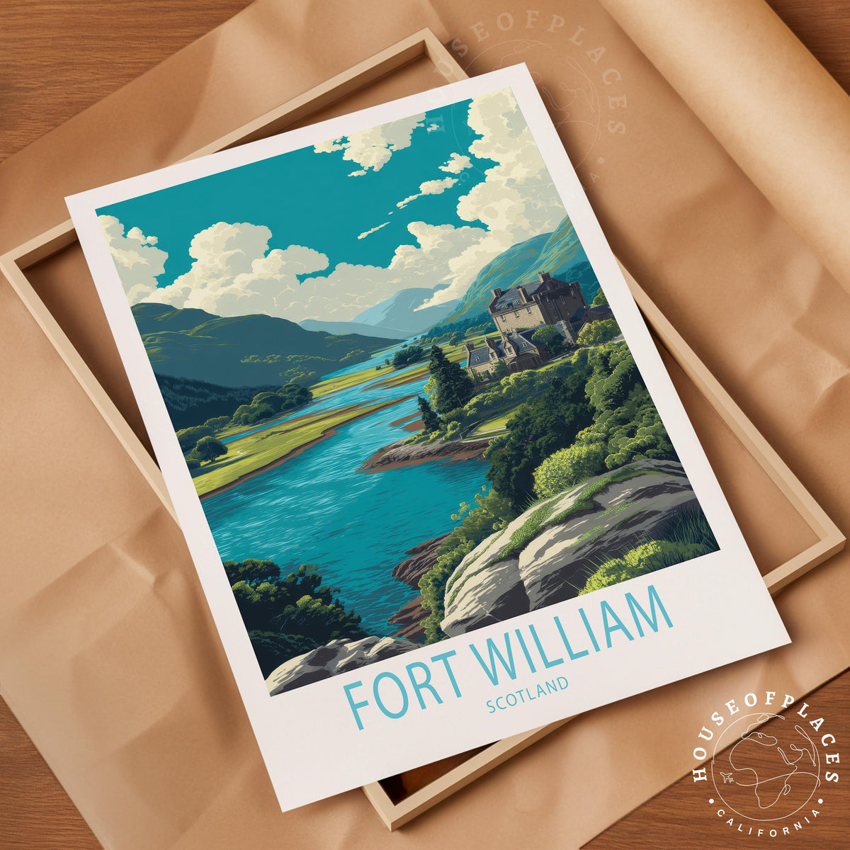 Fort William travel poster – view 4