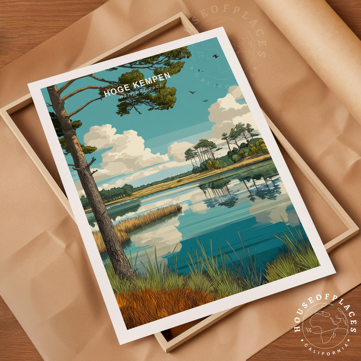 Hoge Kempen National Park travel poster – view 4