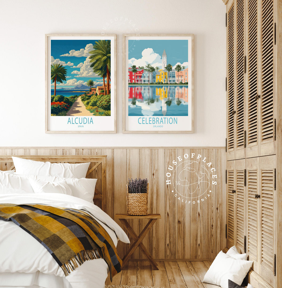 Alcúdia Majorca travel poster – view 9