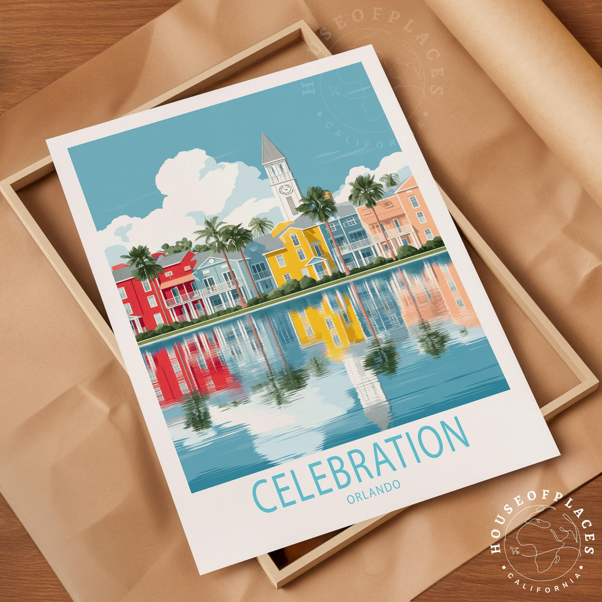 Celebration travel poster – view 4