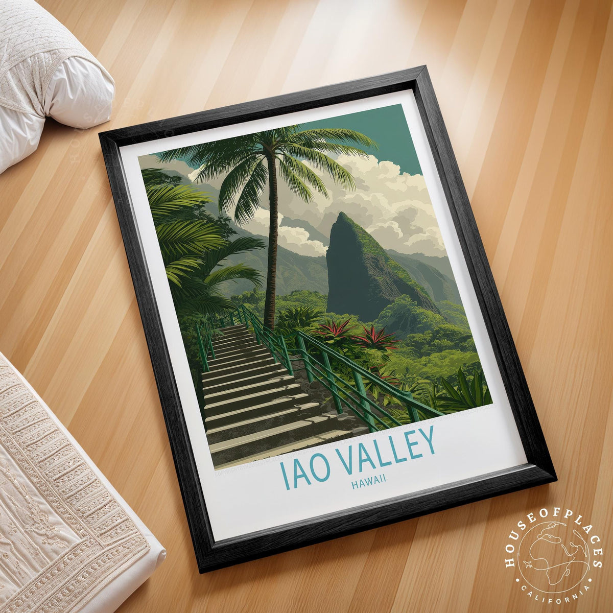 Iao Valley travel poster – view 2