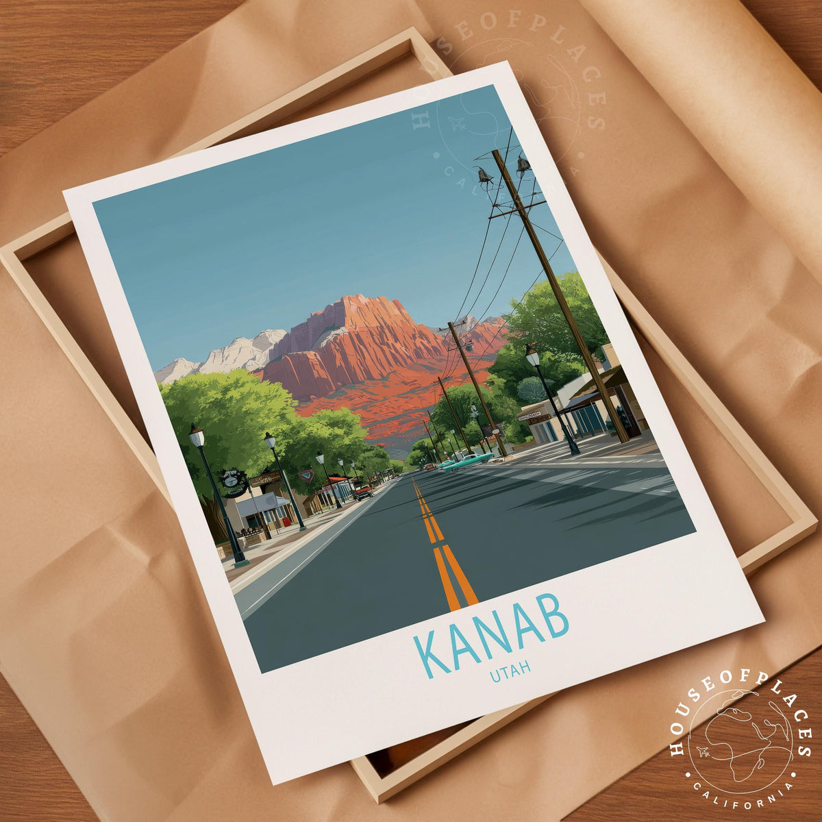 Kanab travel poster – view 4