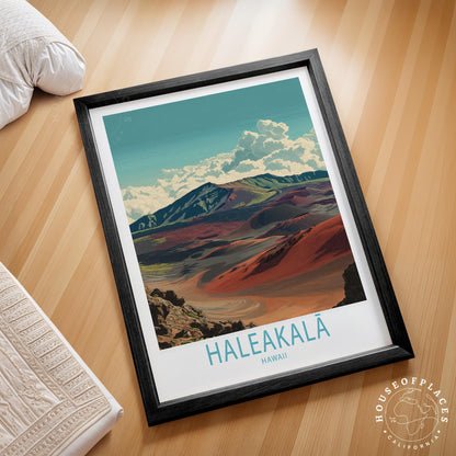 Haleakalā travel poster – view 2