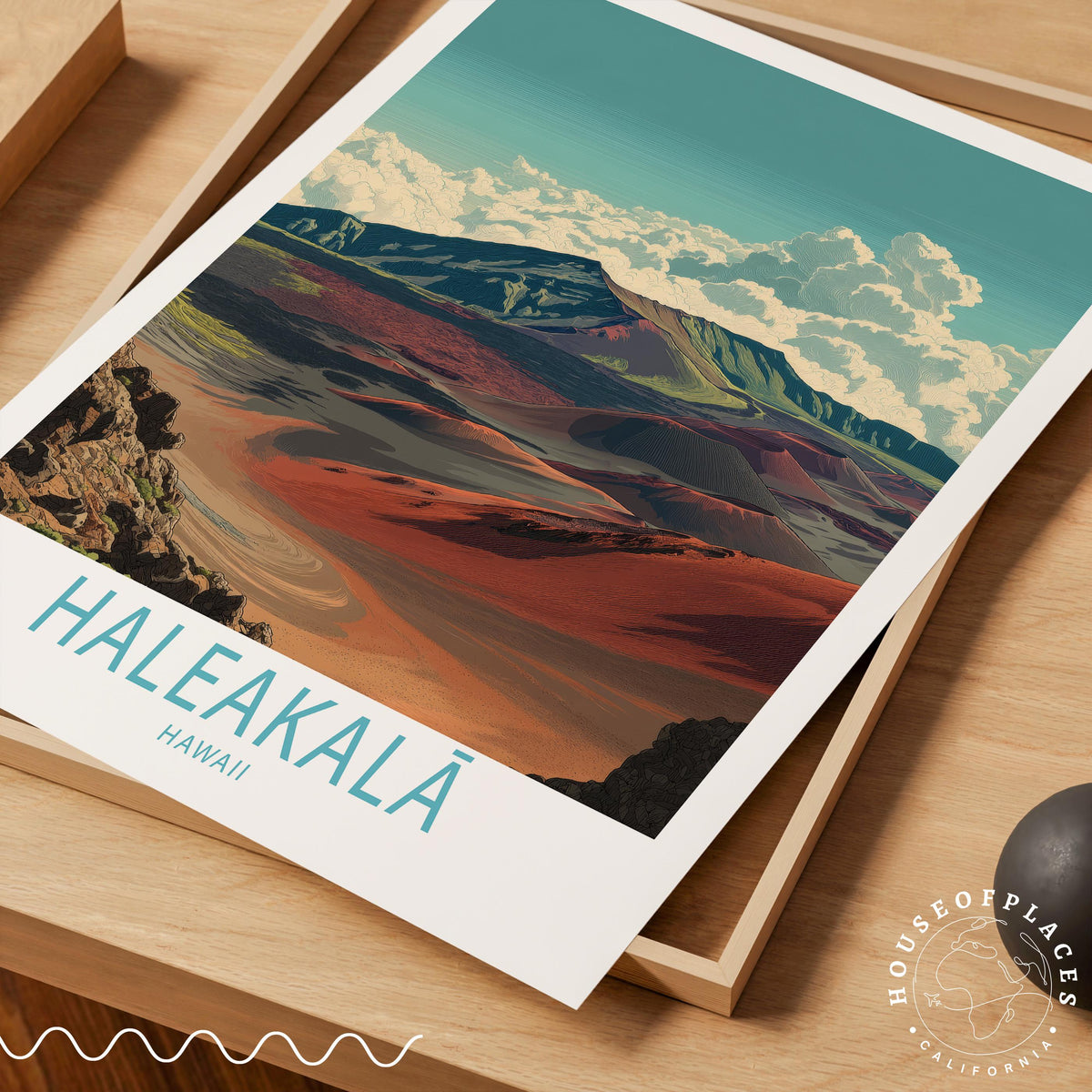 Haleakalā travel poster – view 7