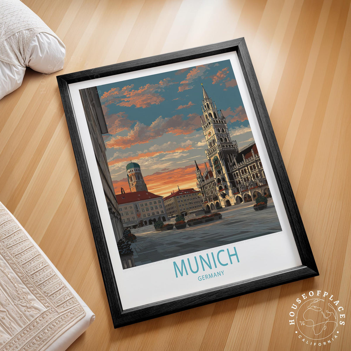 Munich travel poster – view 2