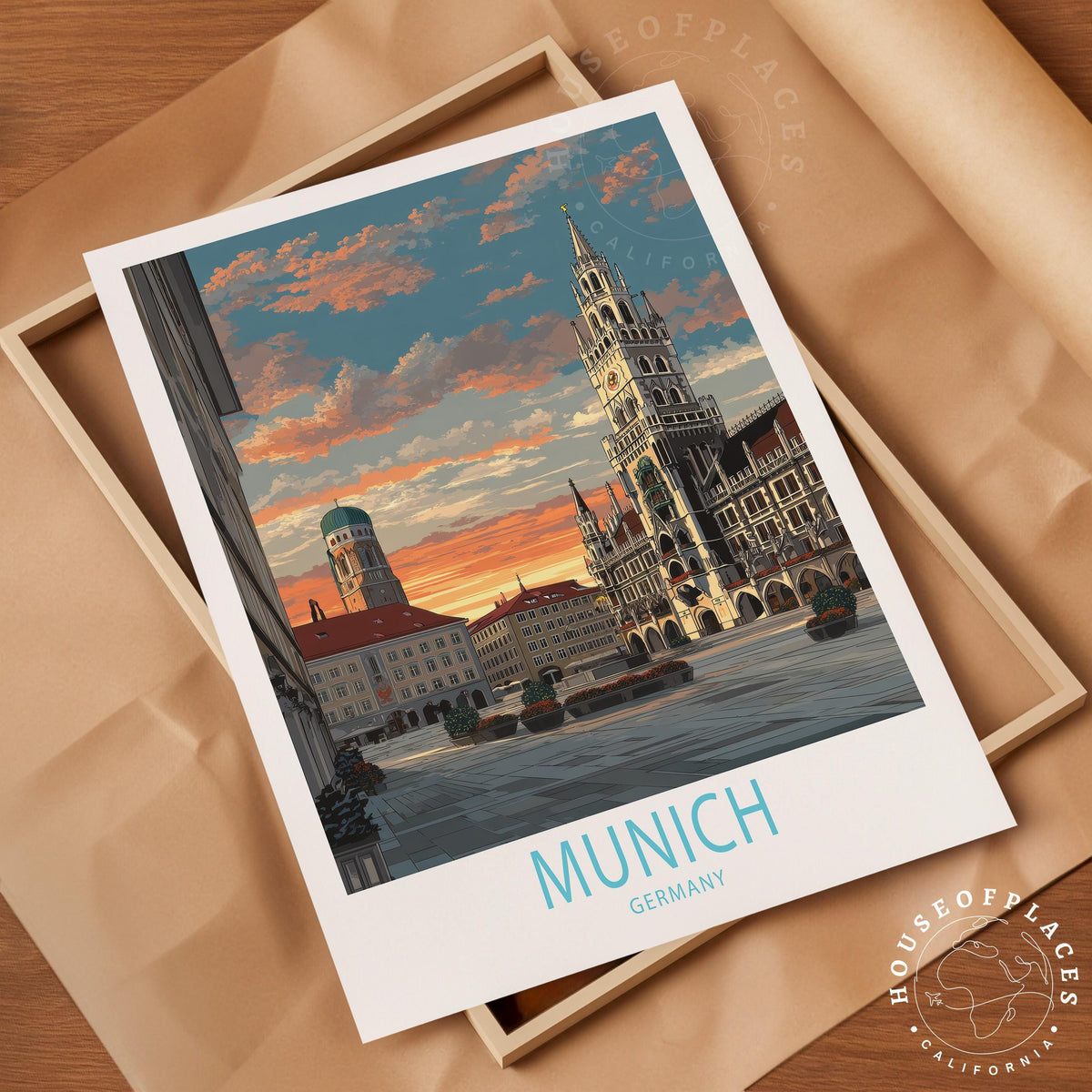 Munich travel poster – view 4