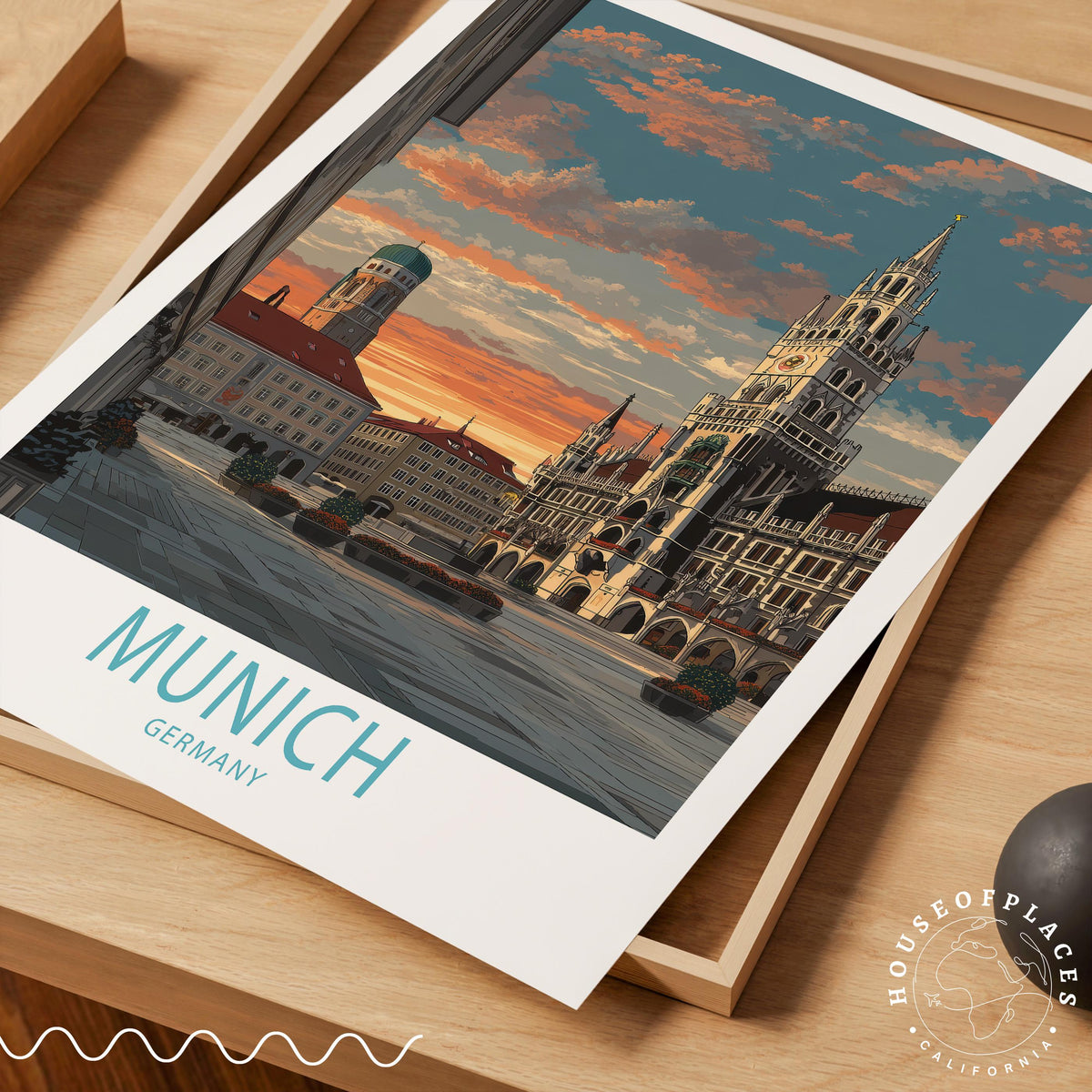 Munich travel poster – view 7