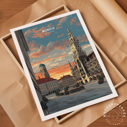 Munich travel poster – view 4