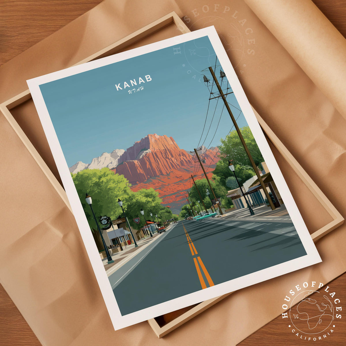 Kanab travel poster – view 4